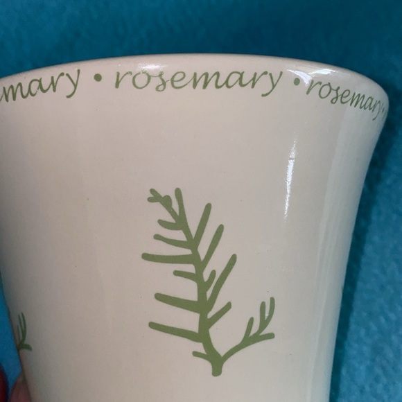 NORCAL vintage Rosemary ceramic planting pot - Picture 2 of 4